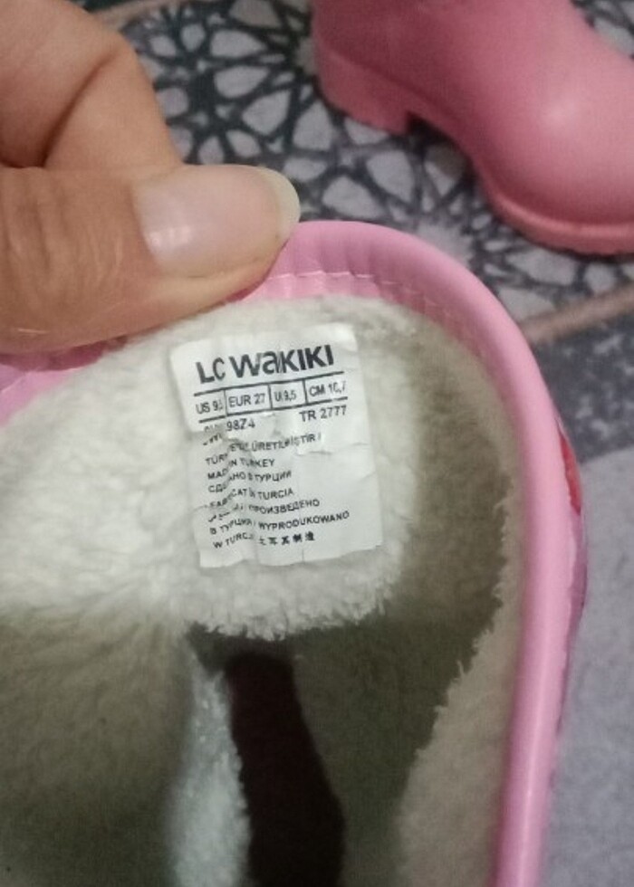 Temiz yağmur botu - Görsel 4