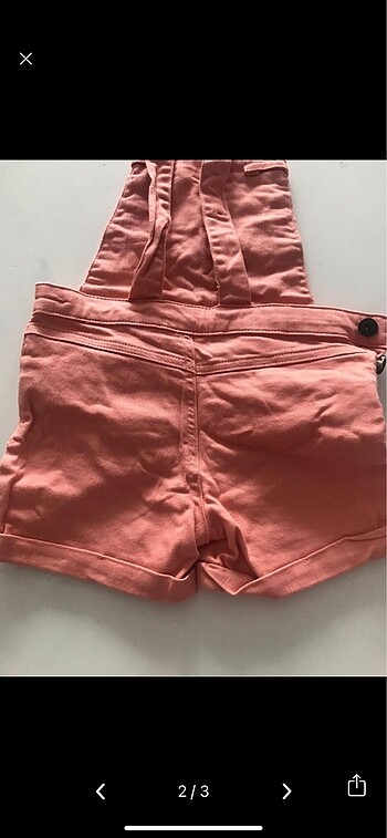 4/5 yaş salopet şort - Görsel 2