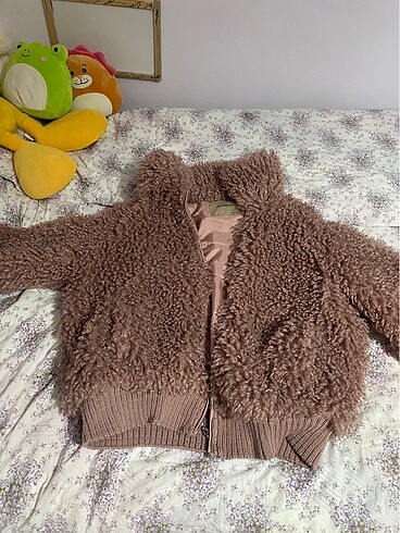 Pull and Bear Peluş mont