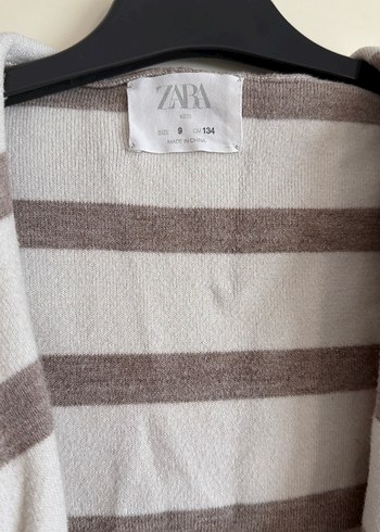 Bej Midi Kız çocuk Hırka, Uzun Kollu, Rahat Kesim - Görsel 2