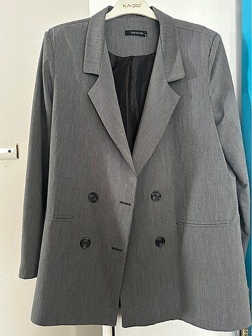 Trendyol & Milla Gri Trendyol blazer ceket