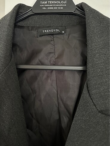 m Beden Trendyol gri blazer
