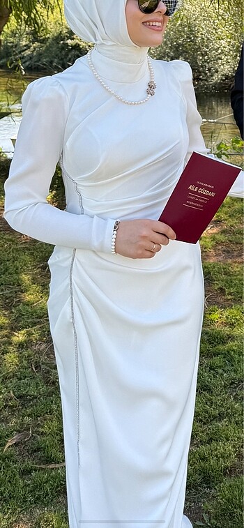 36 Beden Tesettür nikah elbisesi