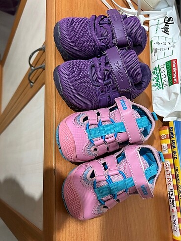 22 Beden pembe Renk Vicco 22 no ayakkabı