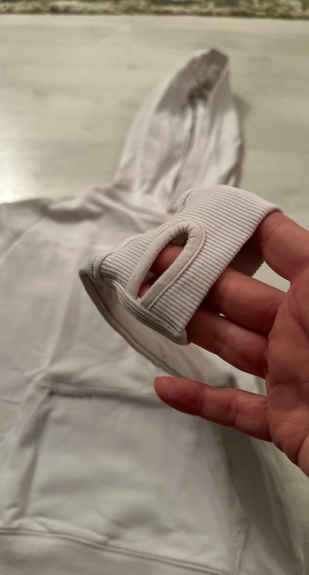 Bej  Kapüşonlu Baskılı Oversize Sweatshirt - Görsel 2