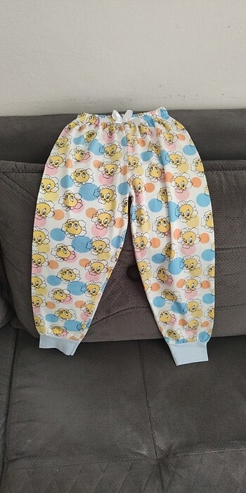 5 Yaş Beden mavi Renk Pijama takımı 
