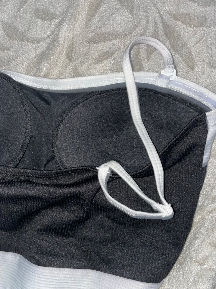 Gri Renkli İnce Askılı Kadın Mayo - Görsel 3