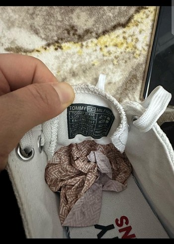 36 Beden beyaz Renk Tommy Hilfiger ayakkabı