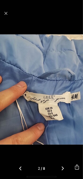 H&M Mont mavi