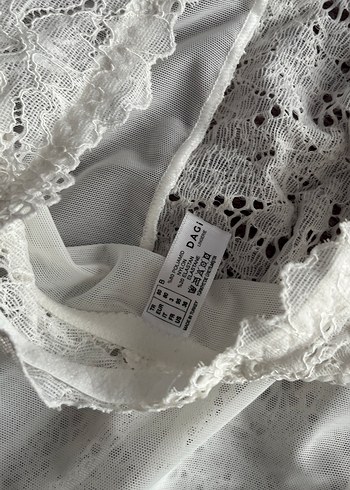 Beyaz Dantel Detaylı Emzirme İç Çamaşırı - Görsel 6