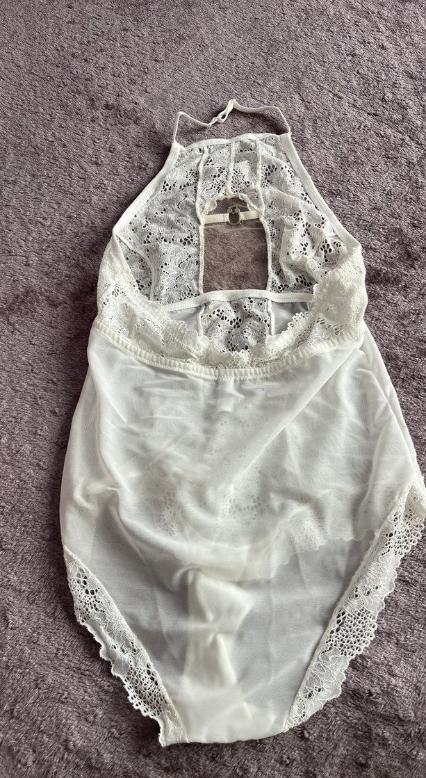 Beyaz Dantel Detaylı Emzirme İç Çamaşırı - Görsel 5