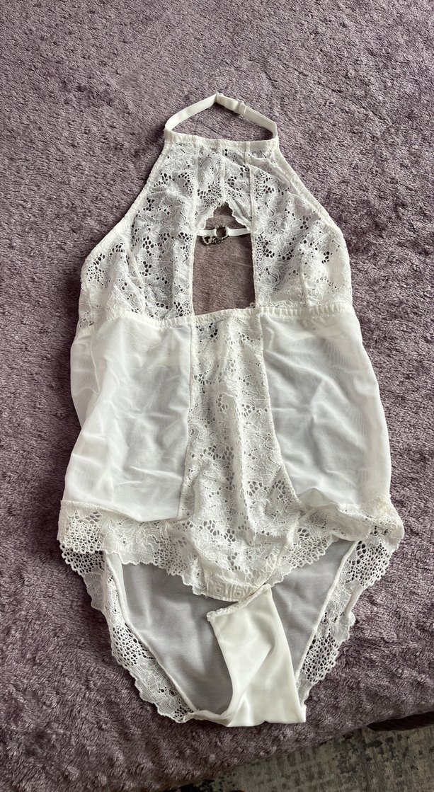 Beyaz Dantel Detaylı Emzirme İç Çamaşırı - Görsel 2