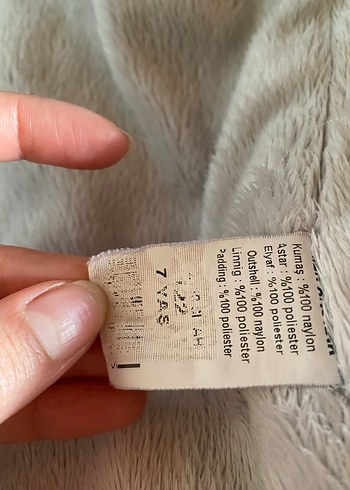 Erkek Çocuk Gri Düğmeli Kaban - Görsel 7