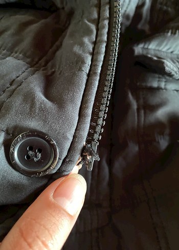 Erkek Çocuk Gri Düğmeli Kaban - Görsel 8