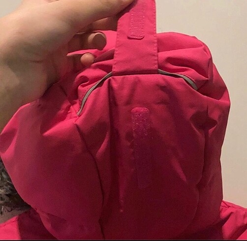 11-12 Yaş Beden pembe Renk Kız çocuk Columbia kışlık mont