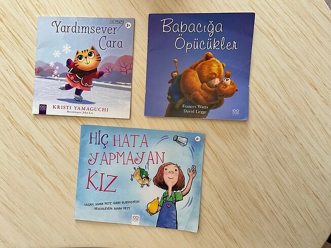 3 adet Çocuk Hikaye Kitabı