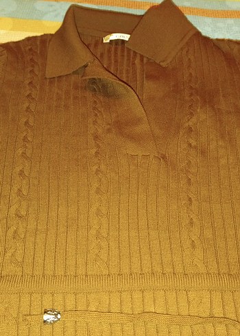 Kahverengi elbise - Görsel 2