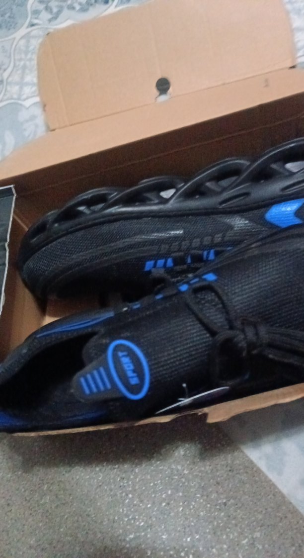 Erkek Spor Ayakkabı Lacivert Velcro - Görsel 3