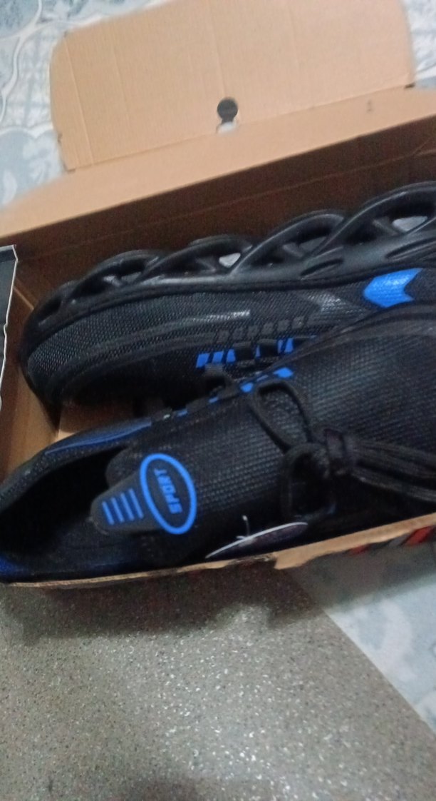 Erkek Spor Ayakkabı Lacivert Velcro - Görsel 4