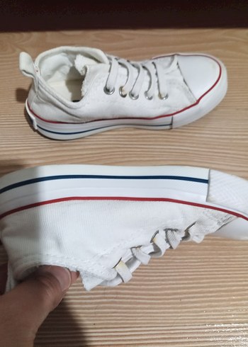 Beyaz Minimalist çocuk Günlük Spor Ayakkabı 29 numara - Görsel 2