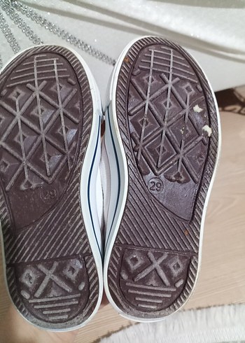 Beyaz Minimalist çocuk Günlük Spor Ayakkabı 29 numara - Görsel 4