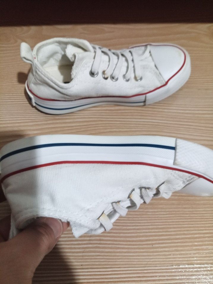 Beyaz Minimalist çocuk Günlük Spor Ayakkabı 29 numara - Görsel 2