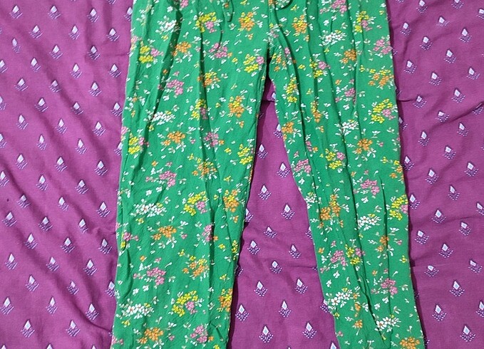 36 Beden çeşitli Renk Pijama alt üst takım