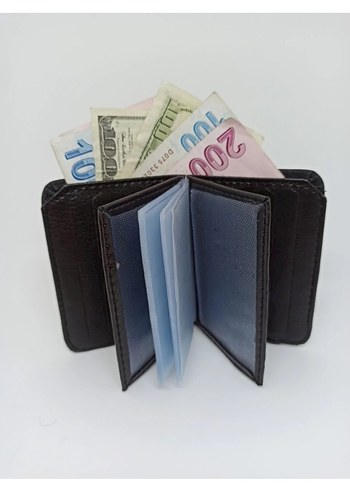 Siyah Minimalist Erkek Cüzdanı - Görsel 2