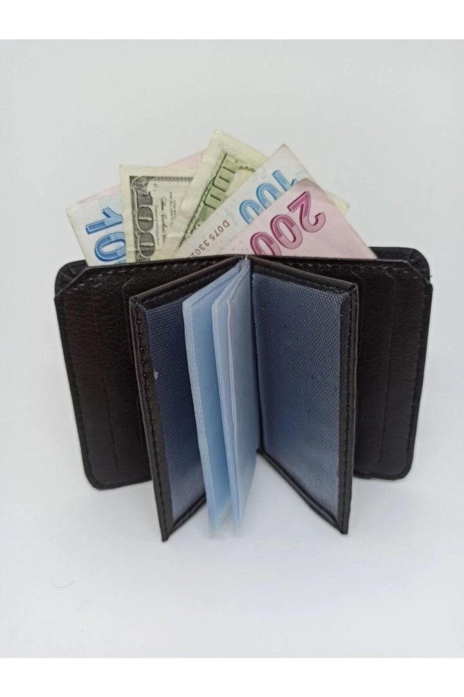 Siyah Minimalist Erkek Cüzdanı - Görsel 2