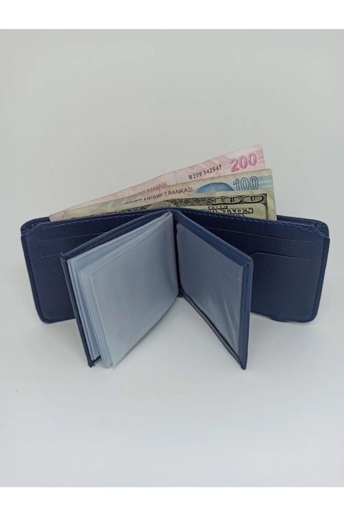 Siyah Minimalist Erkek Cüzdanı - Görsel 2