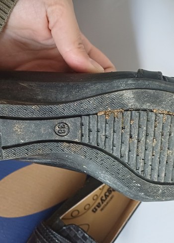 38 Beden Siyah Kadın ortopedik Ayakkabı
