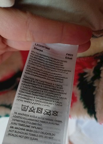 l Beden çeşitli Renk Kapüşonlu Kamuflaj Desenli Peluş Sweatshirt