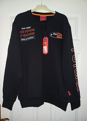Orjinal etiketli supreme grip sweatshirt