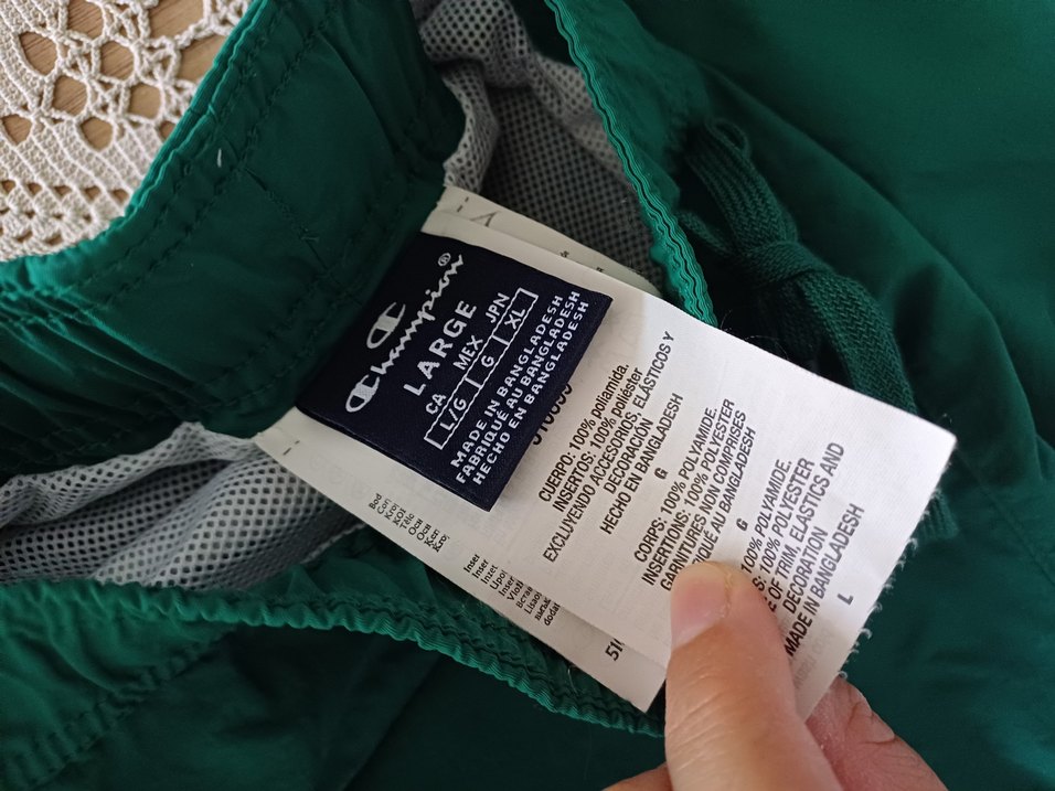 sıfır orjinal.Champion Yeşil Erkek Deniz Şortu - Görsel 2