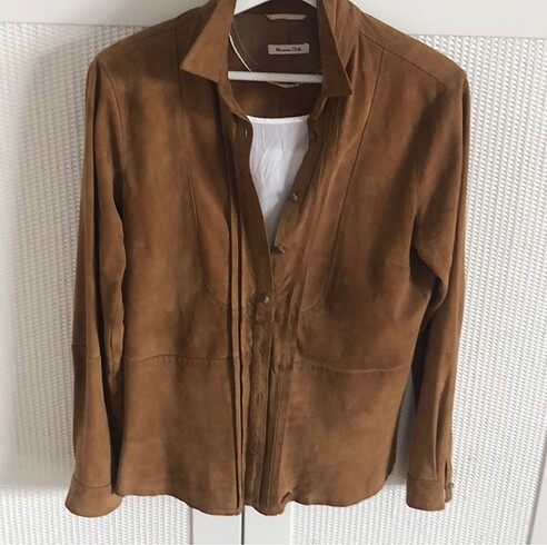 m Beden Massimo Dutti Süet Gömlek-Ceket