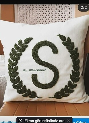 Markasız Ürün Punch kırlent kılıfı