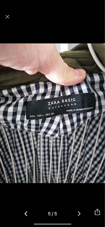 l Beden haki Renk Zara trenchcoat