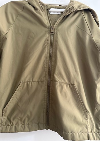 Açık kahve Erkek Çocuk Kapüşonlu Yağmurluk - Görsel 2