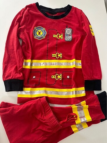 Pijama itfaiye temalı