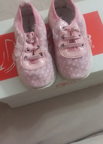 Kız Çocuk Pembe Bağcıklı Spor Ayakkabı - Görsel 2