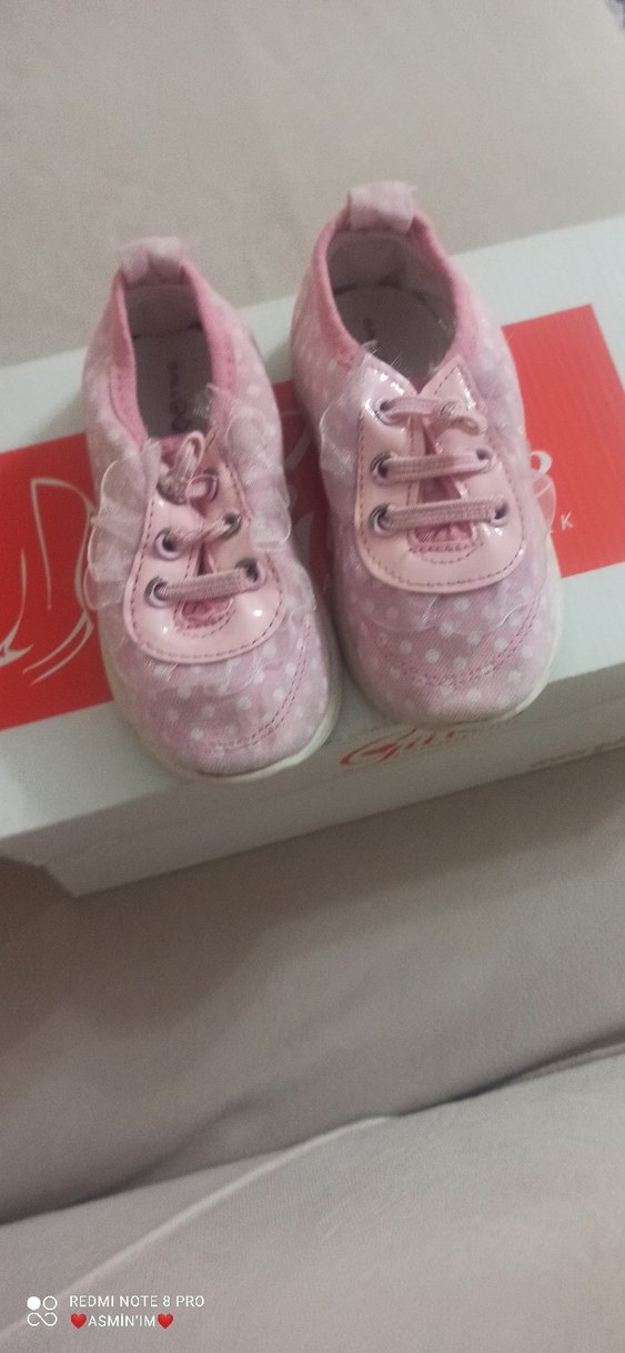 Kız Çocuk Pembe Bağcıklı Spor Ayakkabı - Görsel 2