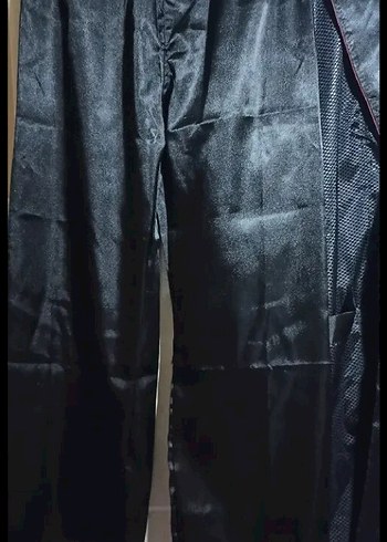 Erkek Siyah Uzun Kollu Pijama Takımı - Görsel 4