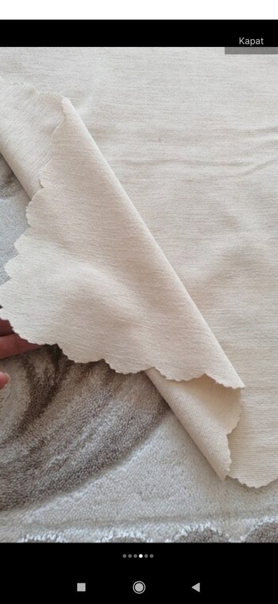 Krem Düz koltuk Kılıfı - Görsel 3
