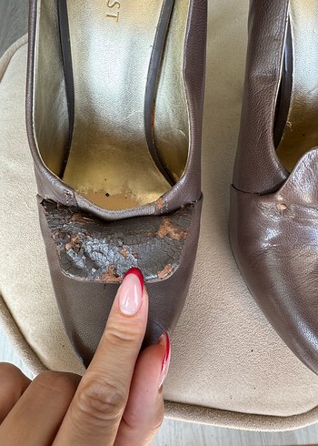 38 Beden Nine West Vizon Stiletto Topuklu Kadın Ayakkabı