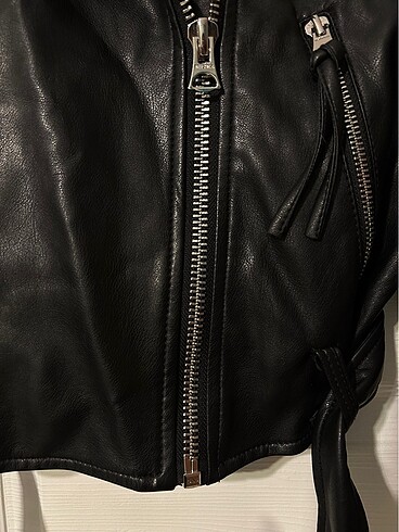 m Beden Bershka deri biker ceket