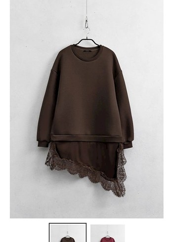 stradivarius etekli sweat - Görsel 2