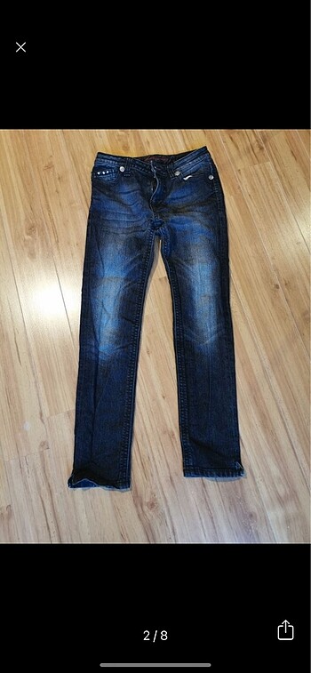 Blue fire jeans