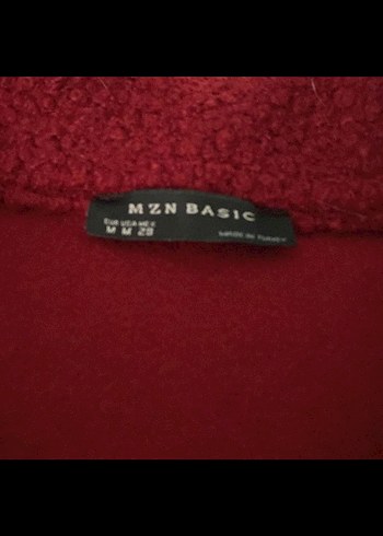 Diğer Bordo Mini Düğmeli Kadın Kaban