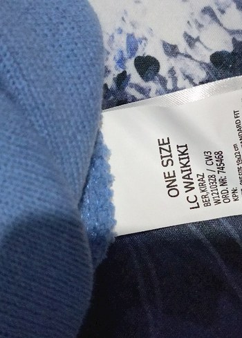 Kadın Mavi Örgü Polar Bere - Görsel 3