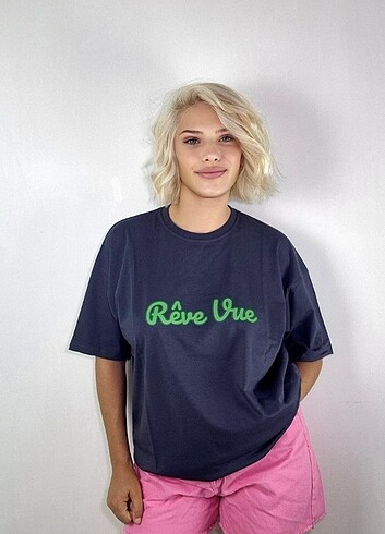 Rêve Vue baskılı T-shirt 